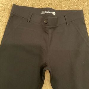 Betabrand Women's Black Boot Cut Pants